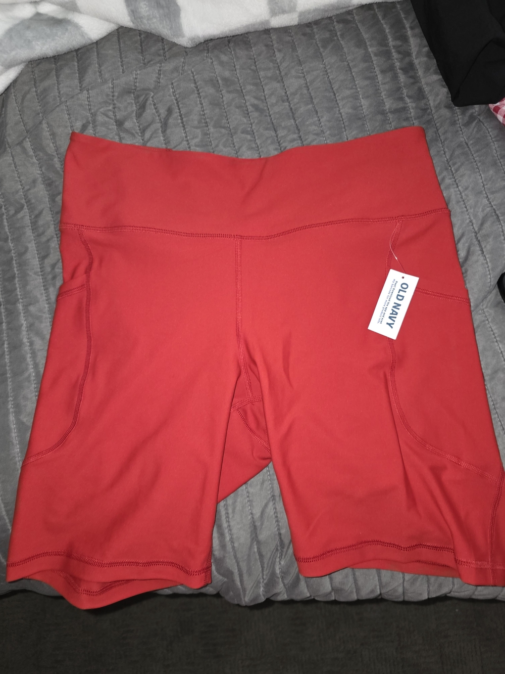 Old Navy High-Rise Bike Short Red Like New
